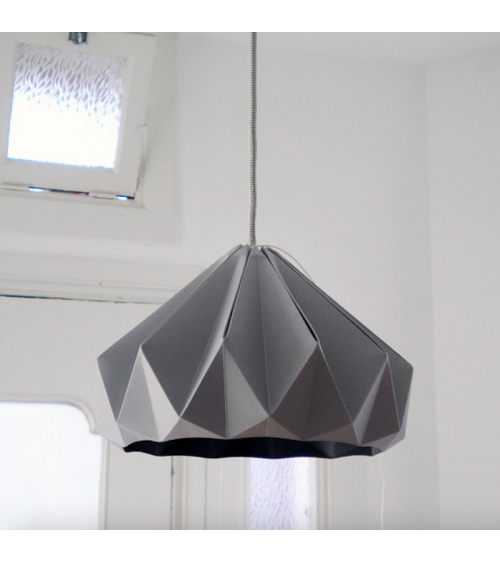Chestnut Grey - Paper hanging lampshade Studio Snowpuppe lamp shades ceiling lightshade