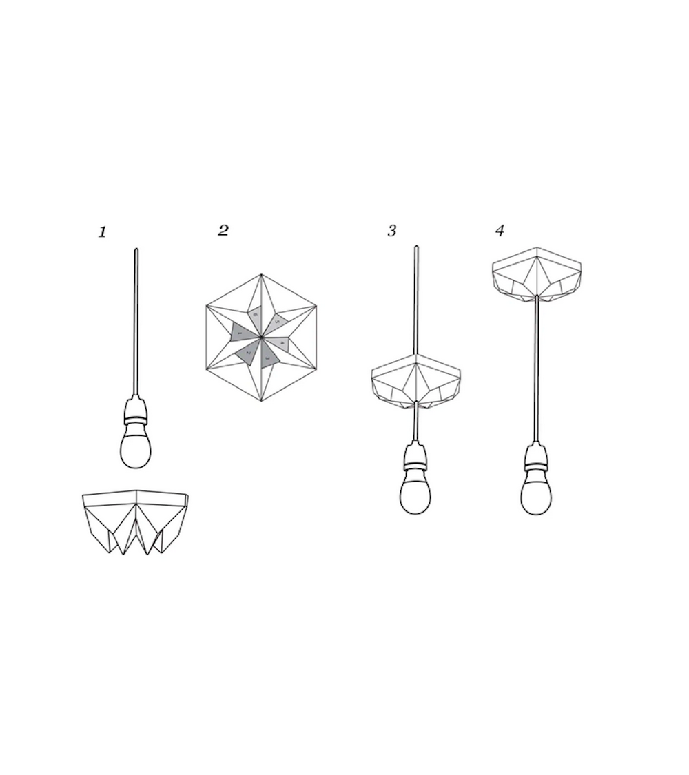 Ceiling rose - Kroonuppe - Autumn Yellow Studio Snowpuppe Lighting design switzerland original