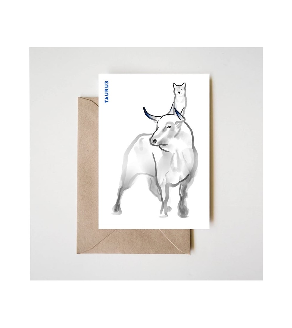 Birthday card horoscope - Taurus Rice&Ink happy birthday wishes for a good friend congratulations cards