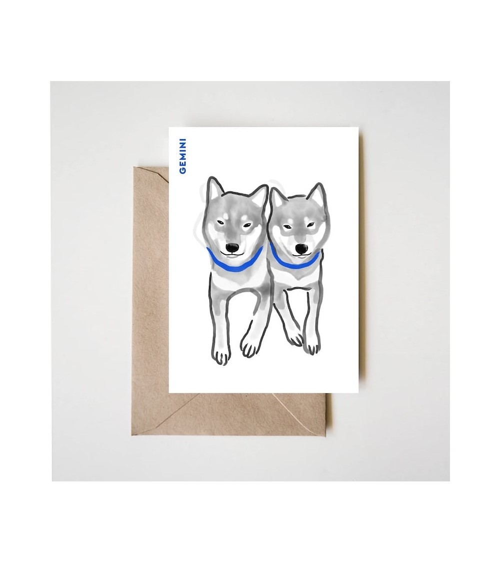 Birthday card horoscope - Gemini Rice&Ink happy birthday wishes for a good friend congratulations cards