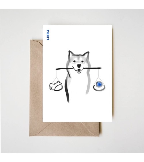 Birthday card horoscope - Libra Rice&Ink happy birthday wishes for a good friend congratulations cards