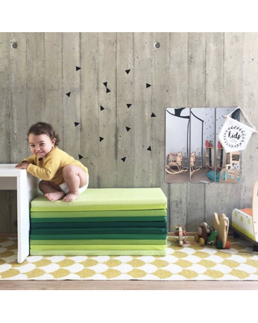 Tapis Vinyle - GERDA Mustard Brita Sweden tapis scandinave en vinyle lavable en machine de cuisine exterieur salon couloir