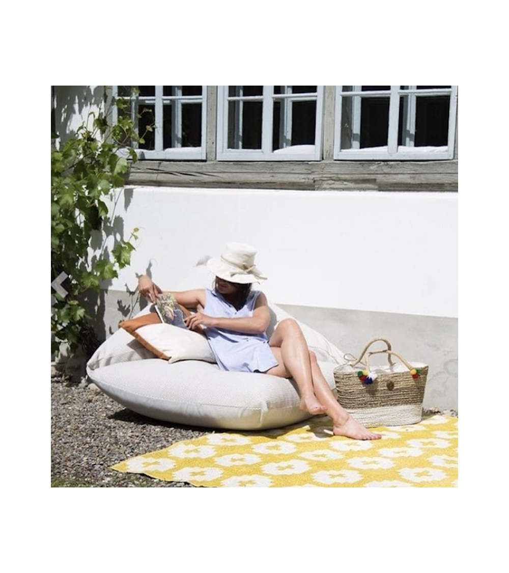 Vinyl Teppich - FLOWER Sun Brita Sweden küchenteppich küchenläufer waschbar waschbarer outdoor teppich Teppichläufer balkon