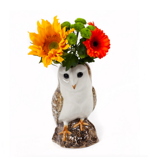 Flower Vase - Barn Owl Quail Ceramics table flower living room vase kitatori switzerland