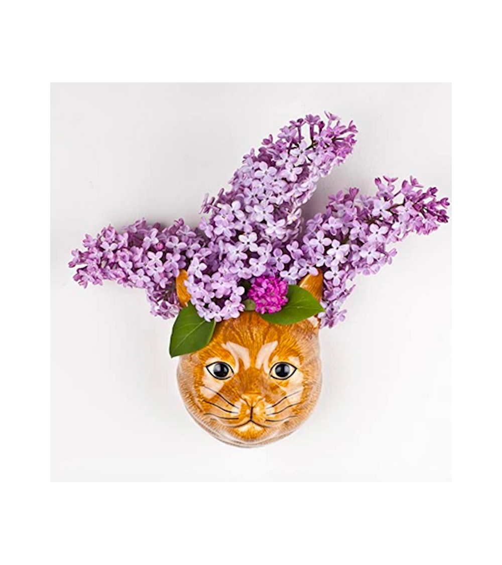 Vincent - Small Wall Vase Cat Quail Ceramics table flower living room vase kitatori switzerland