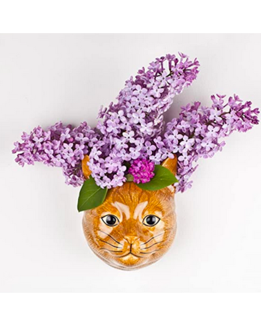 Vincent - Piccolo vaso da parete Gatto Quail Ceramics vasi eleganti per interni per fiori decorativi design kitatori svizzera