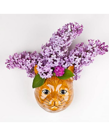Vincent - Small Wall Vase Cat Quail Ceramics table flower living room vase kitatori switzerland