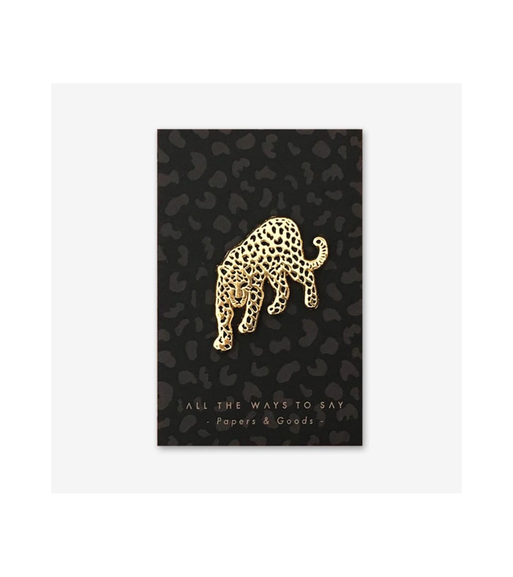 Pin Anstecker - Leopard All the ways to say Anstecknadel Ansteckpins pins anstecknadeln kaufen