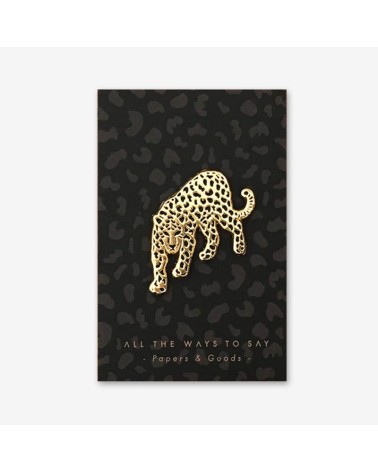 Pin Anstecker - Leopard All the ways to say Anstecknadel Ansteckpins pins anstecknadeln kaufen