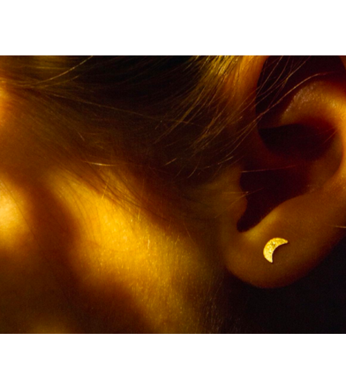 Mond & Sonne - Goldener Ohrringe Adorabili Paris damen frau kinder spezielle kaufen