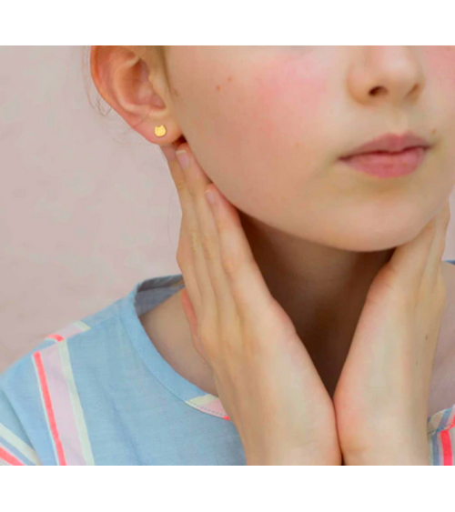 Manekineko - Boucles d'oreilles dorées à l'or fin Adorabili Paris fantaisie original femme suisse