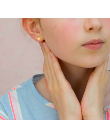 Manekineko - Gold plated earrings Adorabili Paris cute fashion design designer for women