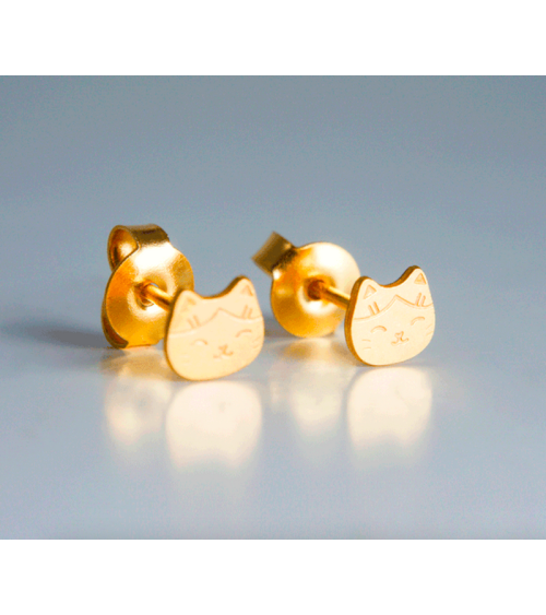 Manekineko - Goldener Ohrringe Adorabili Paris damen frau kinder spezielle kaufen