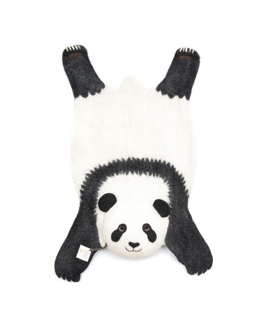 Ping der Panda - Kinderteppich aus Wolle Sew Heart Felt Kinderteppich design Schweiz Original