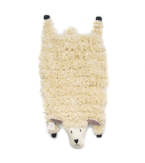 Shirley - Tappeto animale in lana - Pecora Sew Heart Felt tappeti in lana naturale fatti a mano Tappeto animali bambini