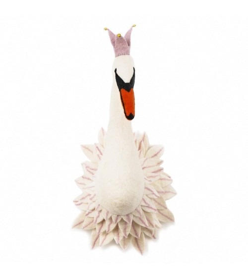 Testa di Cigno - Decorazione da parete Sew Heart Felt Camere per bambini e bebè design svizzera originale