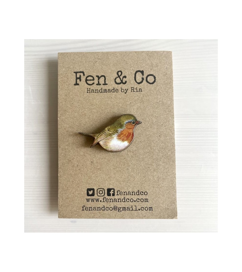 Pin - Robin Fen & Co broches and pins hat pin badges collectible
