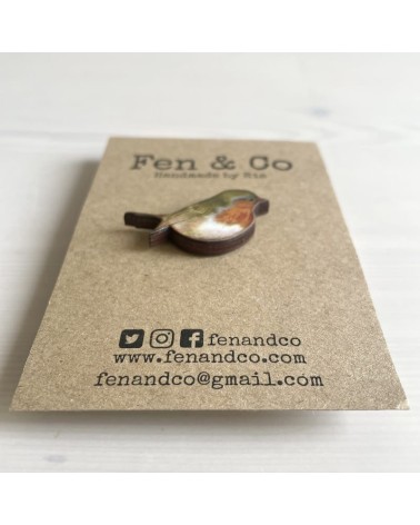 Pin - Rotkehlchen Fen & Co Anstecknadel Ansteckpins pins anstecknadeln kaufen