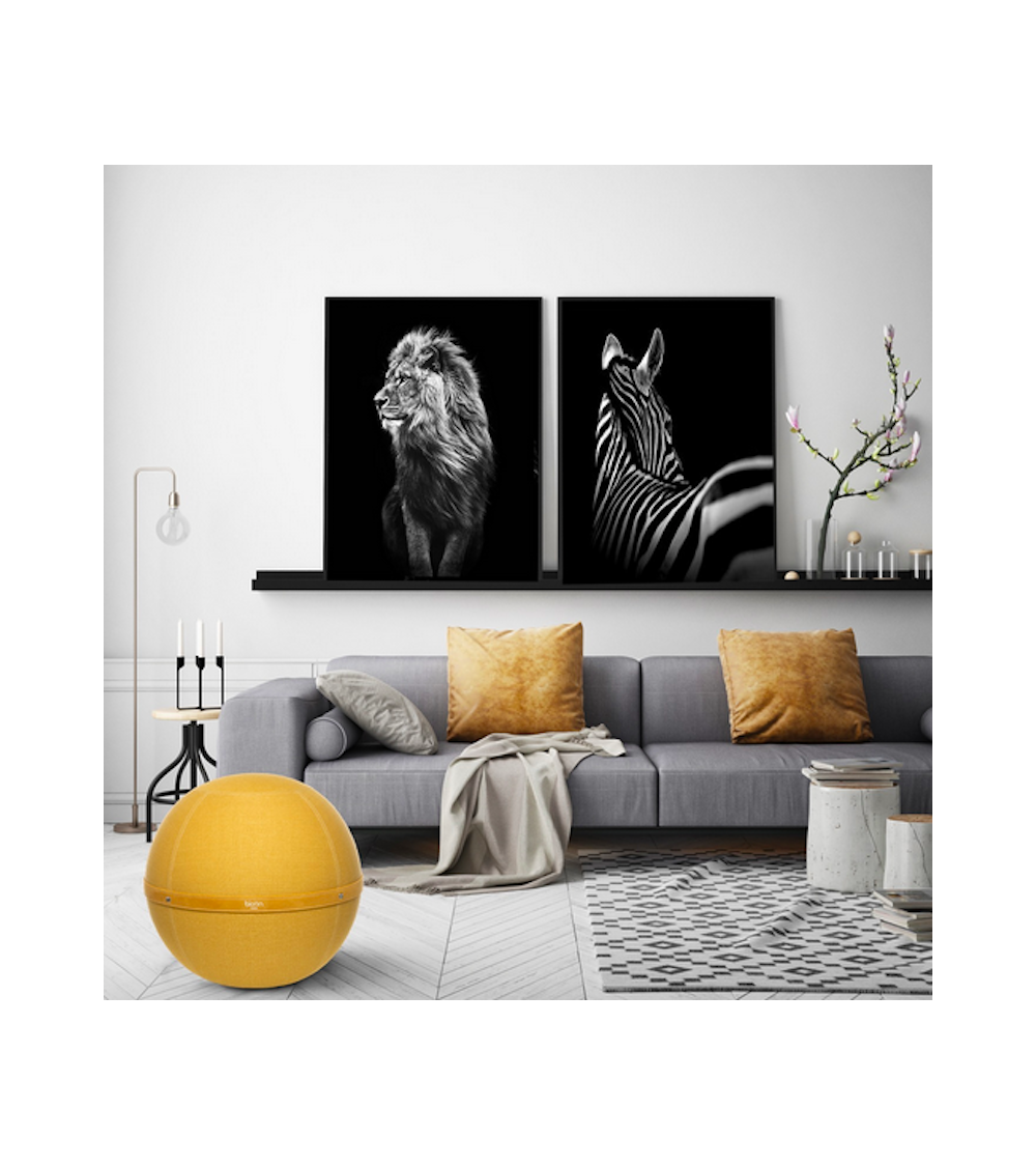 Bloon Original Saffron Yellow - Sitting ball yoga excercise balance ball chair for office