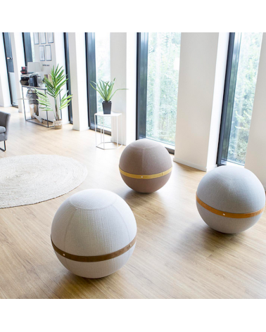 Bloon Original Ivoire - Siège ballon Bloon Paris ergonomique swiss ball bureau d'assise