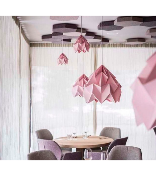 Moth XL Pink - Hanging lamp Studio Snowpuppe pendant lighting suspended light for kitchen bedroom dining living room