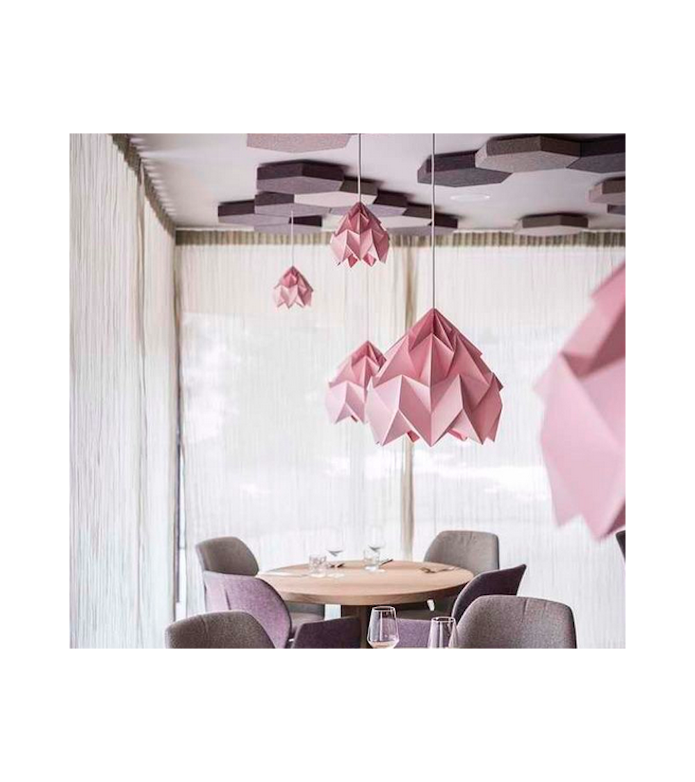Moth XL Rosa - Lampada a sospensione Studio Snowpuppe lampade lampadario design moderne led cucina camera soggiorno