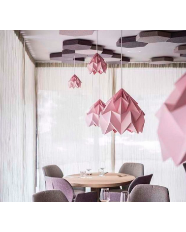 Moth XL Rosa - Lampada a sospensione Studio Snowpuppe lampade lampadario design moderne led cucina camera soggiorno