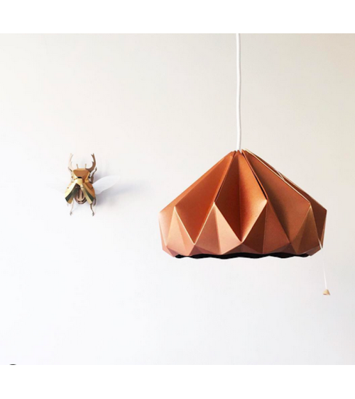 Chestnut Cuivre - Abat-jour en papier lampe design Studio Snowpuppe lampe moderne original