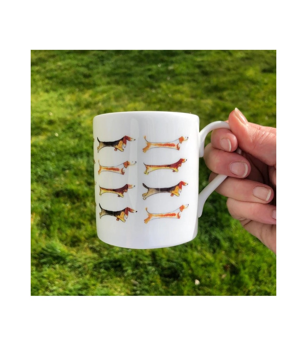 Mug - Dashshund Illustration by Abi coffee tea cup mug funny