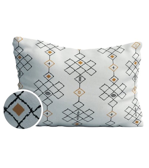 Velvet cushion - Berber Curry - 40 x 60 cm Où est Marius Cushion design switzerland original