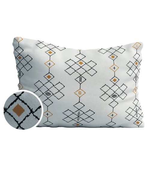 Coussin velours - Berbère Curry - 40 x 60 cm Où est Marius Coussins design suisse original