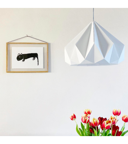 Chestnut White - Paper hanging lampshade Studio Snowpuppe lamp shades ceiling lightshade