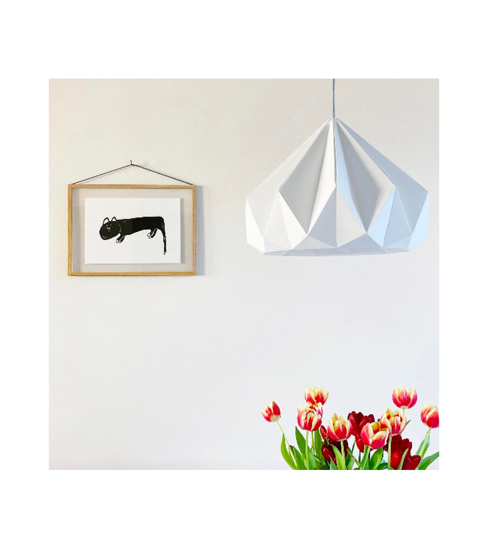 Chestnut White - Paper hanging lampshade Studio Snowpuppe lamp shades ceiling lightshade