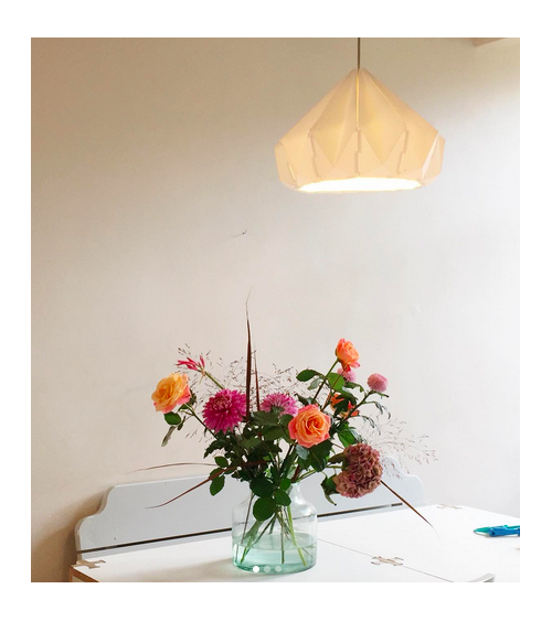 Chestnut White - Paper hanging lampshade Studio Snowpuppe lamp shades ceiling lightshade