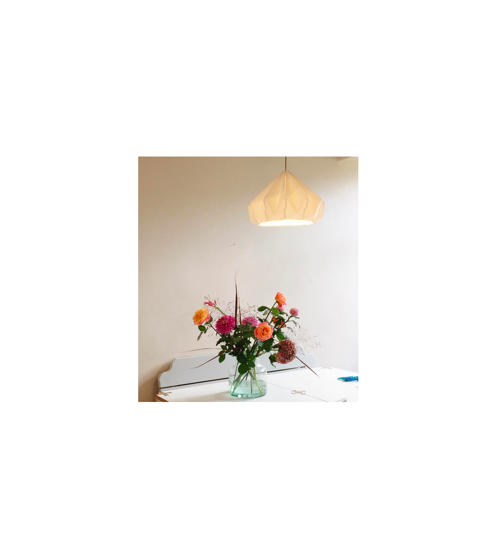 Chestnut Blanc - Abat-jour en papier pour suspension Studio Snowpuppe lampe moderne original