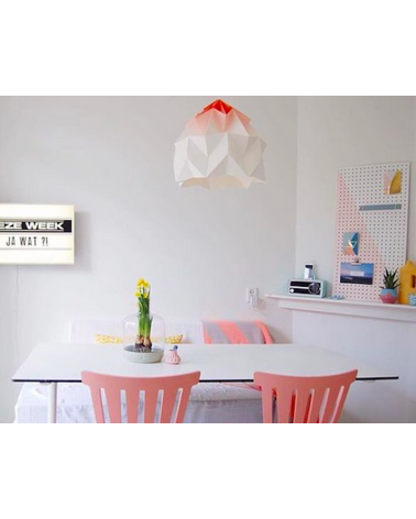 Moth XL Gradient Coral - Hanging lamp Studio Snowpuppe pendant lighting suspended light for kitchen bedroom dining living room