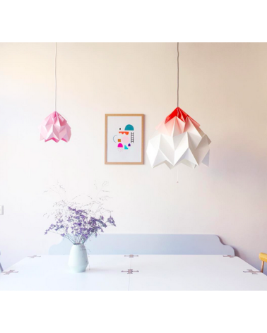 Moth XL Gradient Coral - Hanging lamp Studio Snowpuppe pendant lighting suspended light for kitchen bedroom dining living room