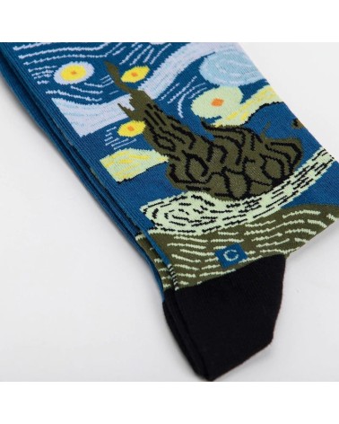 Socks - Vincent van Gogh's Starry Night Curator Socks funny crazy cute cool best pop socks for women men