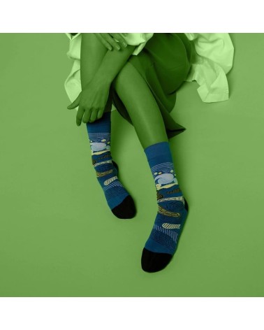 Socks - Vincent van Gogh's Starry Night Curator Socks funny crazy cute cool best pop socks for women men