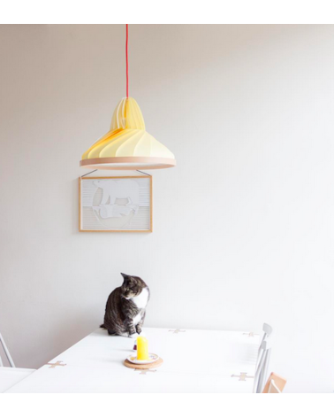 Wave Pastel Yellow - Hanging lamp Studio Snowpuppe pendant lighting suspended light for kitchen bedroom dining living room