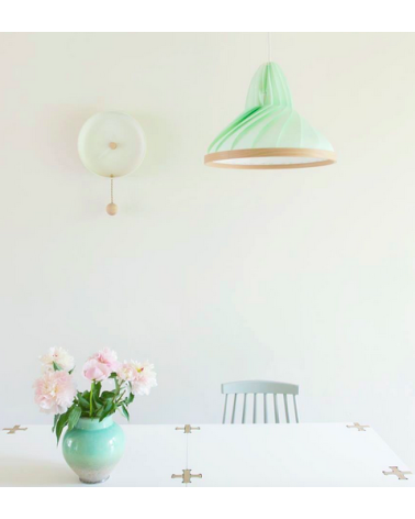 Wave Pastel Green - Hanging lamp Studio Snowpuppe pendant lighting suspended light for kitchen bedroom dining living room