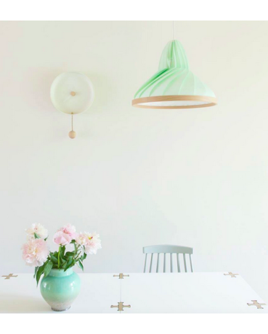 Wave Vert Pastel - Lampe Suspension Studio Snowpuppe lampes suspendues design lustre moderne salon salle à manger cuisine
