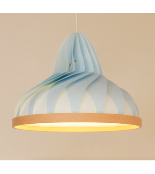 Wave Bleu Pastel - Lampe Suspension Studio Snowpuppe lampes suspendues design lustre moderne salon salle à manger cuisine