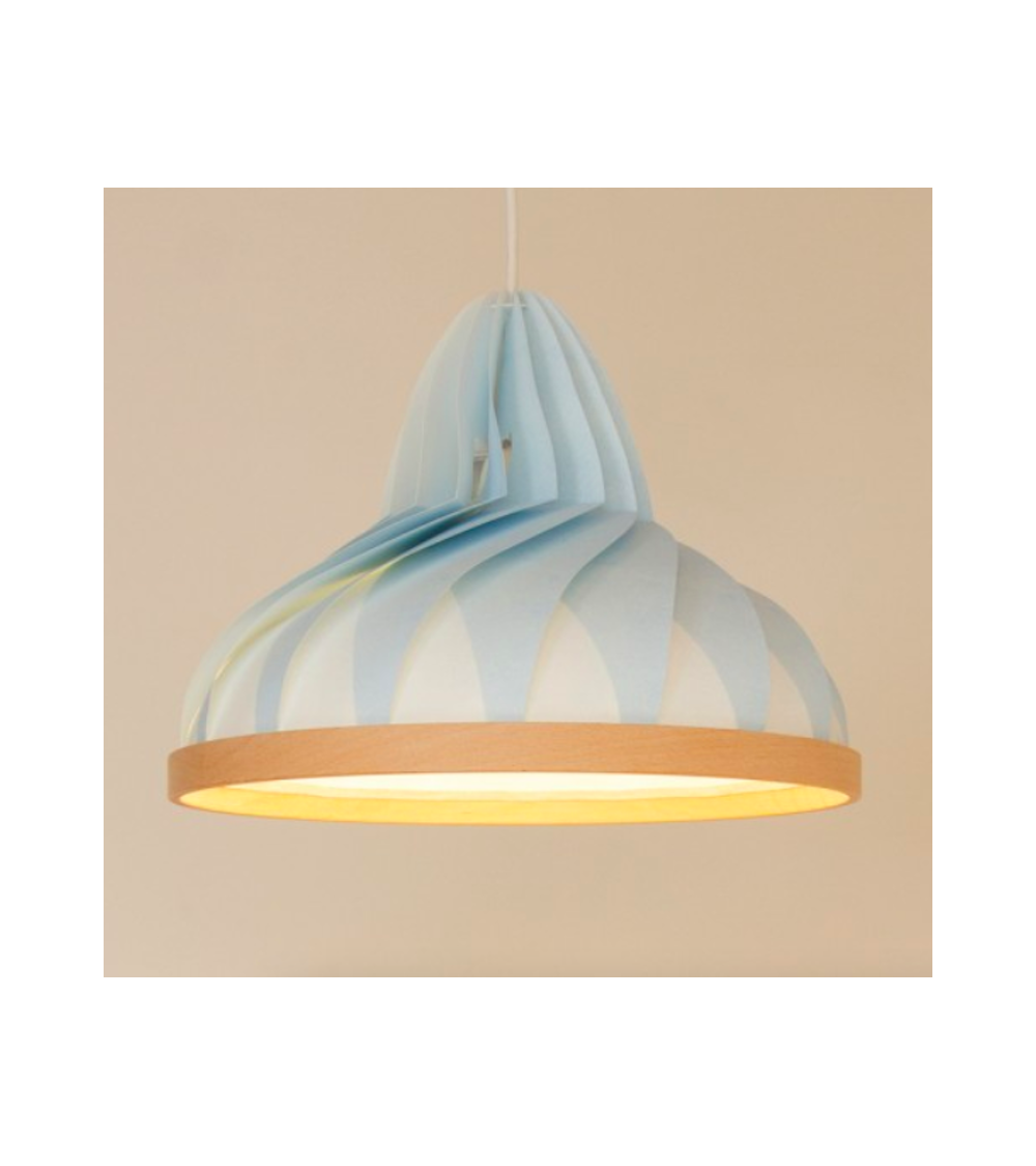 Lampada a sospensione - Wave di Studio Snowpuppe - Blu Pastello