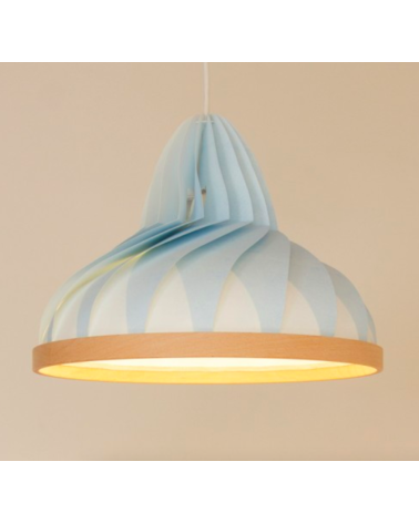 Wave Bleu Pastel - Lampe Suspension Studio Snowpuppe lampes suspendues design lustre moderne salon salle à manger cuisine