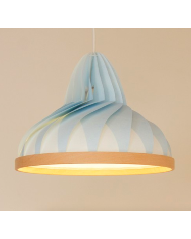 Wave Blu Pastello - Lampada a sospensione Studio Snowpuppe lampade lampadario design moderne led cucina camera soggiorno