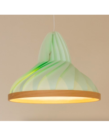 Wave Verde Pastello - Lampada a sospensione Studio Snowpuppe lampade lampadario design moderne led cucina camera soggiorno