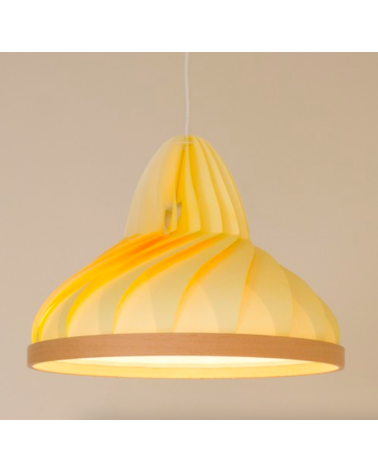 Wave Jaune Pastel - Lampe Suspension Studio Snowpuppe lampes suspendues design lustre moderne salon salle à manger cuisine