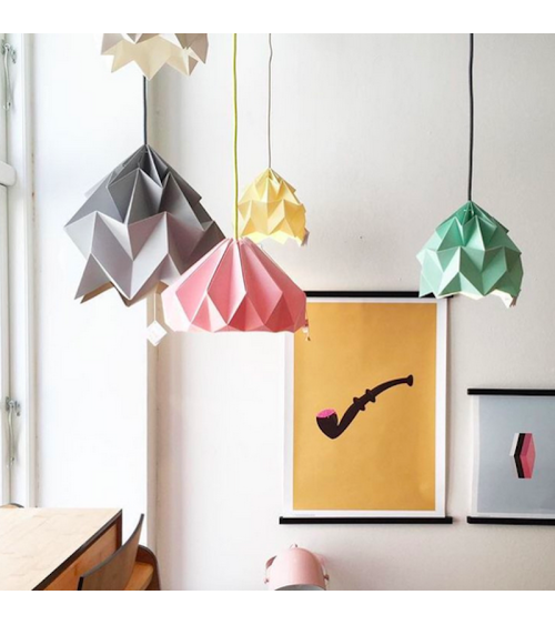 Moth XL Grey - Hanging lamp Studio Snowpuppe pendant lighting suspended light for kitchen bedroom dining living room