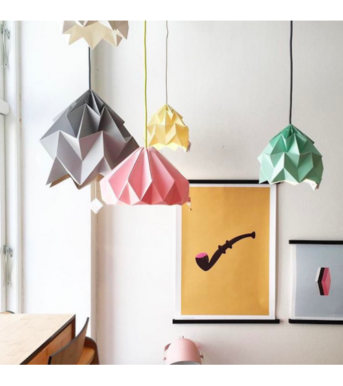 Moth XL Grigio - Lampada a sospensione Studio Snowpuppe lampade lampadario design moderne led cucina camera soggiorno